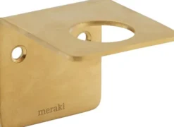 Väggfästet, Borstad mässingsfinish