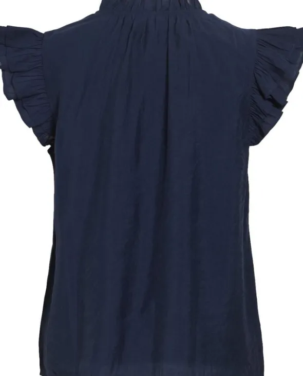 VIANU S/L V-NECK TOP/RN