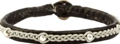 Victoria Facet Silver Beads Black