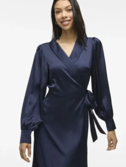 VIENNA RAVENNA ANKLE WRAP DRESS-NOO