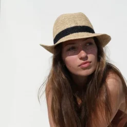 VIVIANI - RAFFIA HAT