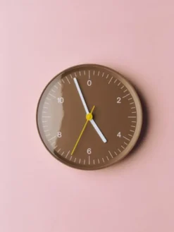 Wall Clock Recycled-Brown
