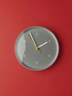 Wall Clock Recycled-Grey