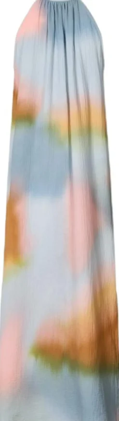 Water colour button front dress - M