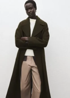 WOOL BLEND COAT. -- TRAVIATA