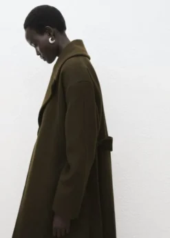 WOOL BLEND COAT. -- TRAVIATA
