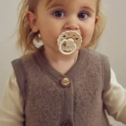 Woolly fleece vest