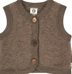 Woolly fleece vest