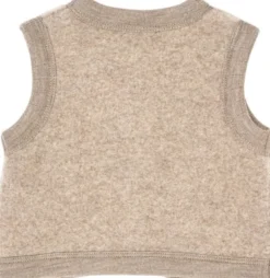 Woolly fleece vest