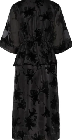 YASLINGU 3/4 MIDI DRESS