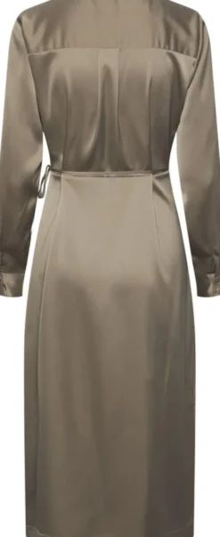 YASPELLA LS WRAP MIDI DRESS S. NOOS