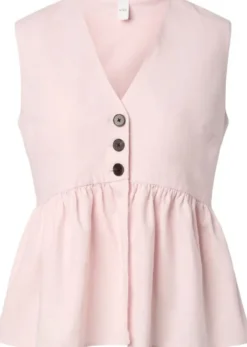 YASTRIMA SL LINEN BLEND TOP