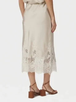 Yelina Heavy Sateen Skirt