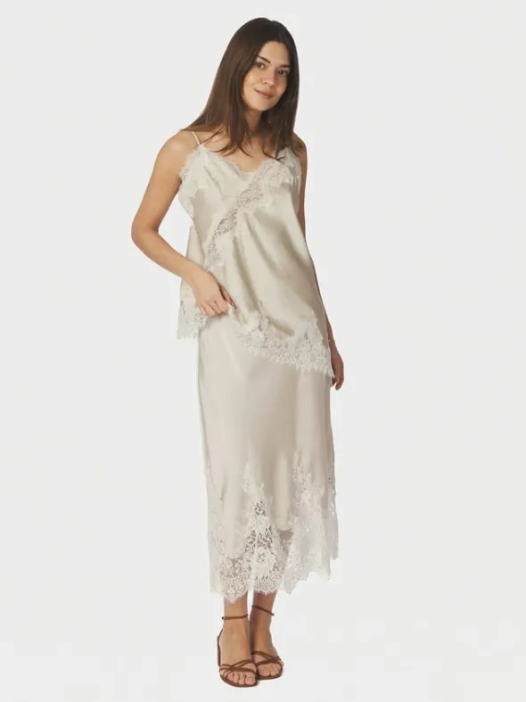 Yelina Heavy Sateen Skirt