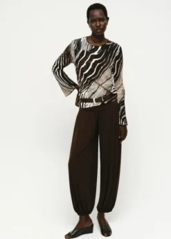 Zebra print blouse
