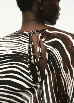 Zebra print blouse