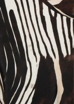 Zebra print blouse